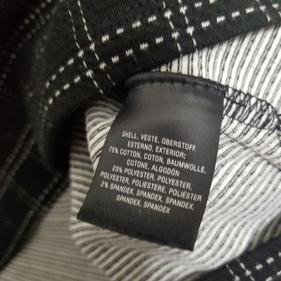 Anthropologie Postmark Windowpane Short Sleeve Top XS - Picture 6 of 7